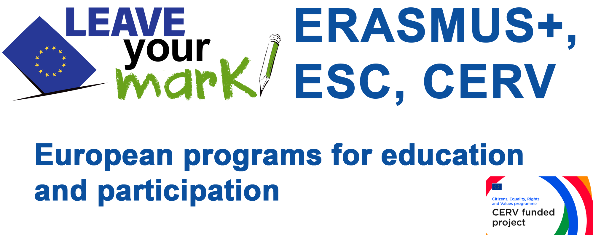 European programs for education and participation